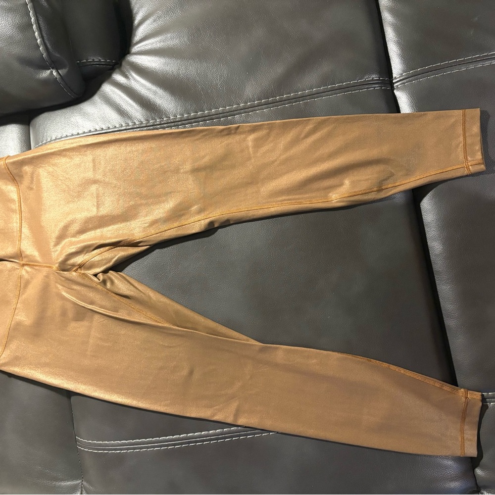 lululemon athletica Metallic Bronze High-Rise Leggings - Picture 2 of 4